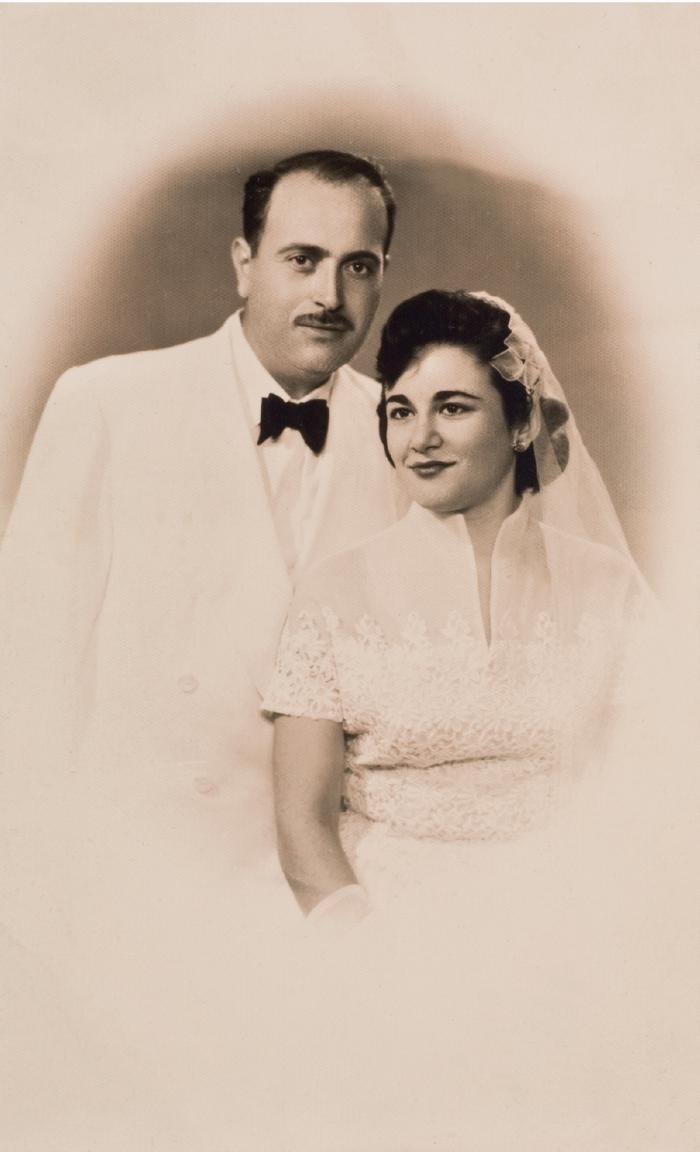 صورة زفاف وداد قعوار