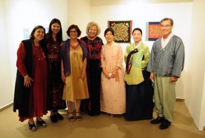 Opening an Exhibition at Tiraz Museum, Amman  