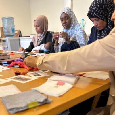 An Embroidery Workshop at Tiraz Museum, Amman 