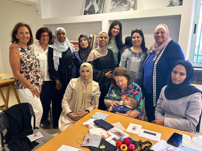 ورشة عمل عن التطريز في متحف طراز، عمان