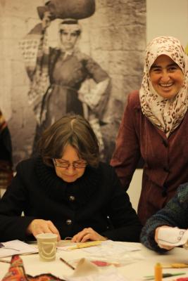 Embroidery Workshop in Tiraz Museum, Amman