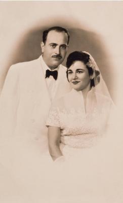 صورة زفاف وداد قعوار