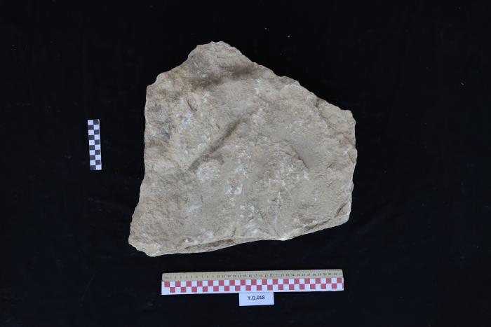 Sandstone gravestone, Al -Qarara, 2025