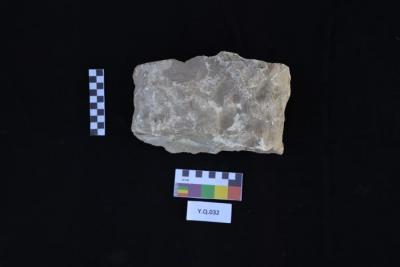 Sandstone headstone, al-Qarara, 2025