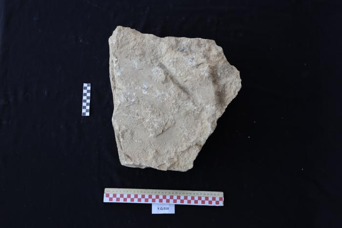 Sandstone gravestone, Al -Qarara, 2025