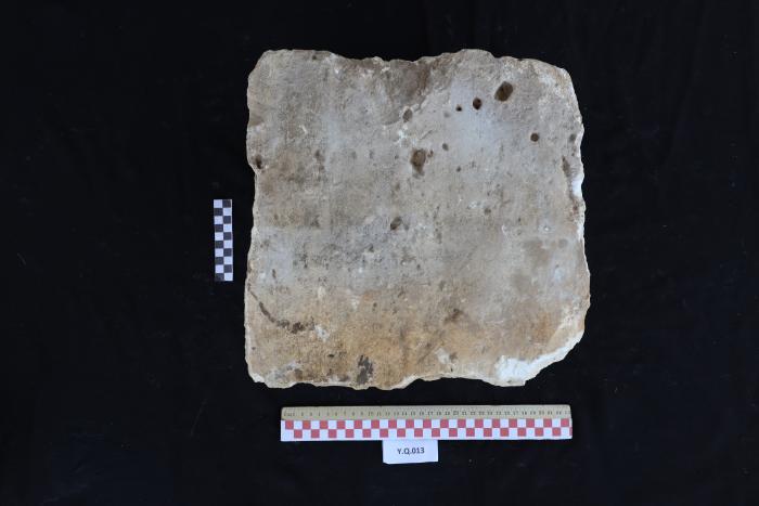 Sandstone headstone, Al-Qarara, 2025