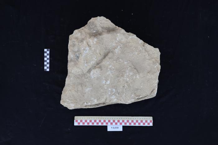 Sandstone gravestone, Al -Qarara, 2025