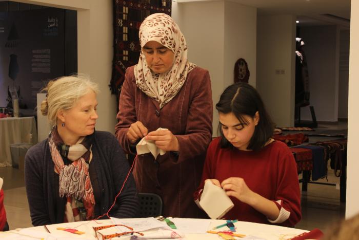 Embroidery Workshop in Tiraz Museum, Amman