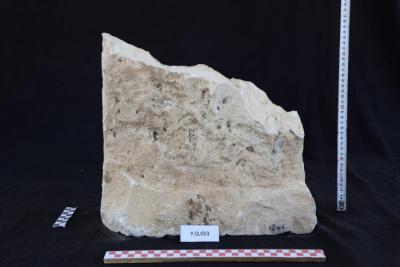 Sandstone Headstone, al-Qarara, 2025