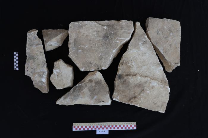 Sandstone gravestone, Al-Qarara, 2025