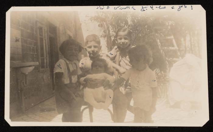 A children from Al Shawwa family, Gaza, 1939-1940