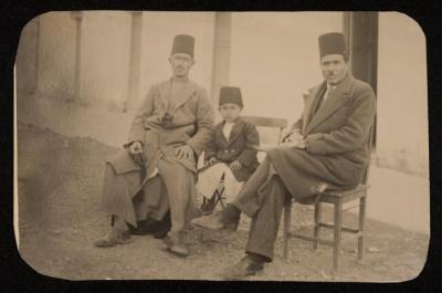 Fareed and Saleh Othman Al Shawwa, Al Hamma, 26 February 1937