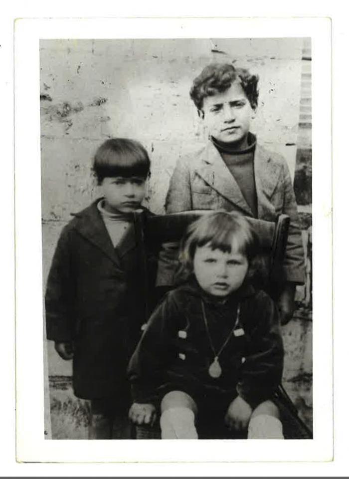 وائل زعيتر برفقة أشقائه، نابلس، 1939