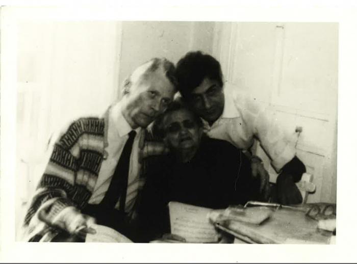 وائل زعيتر مع أصدقائه، روما، 1965