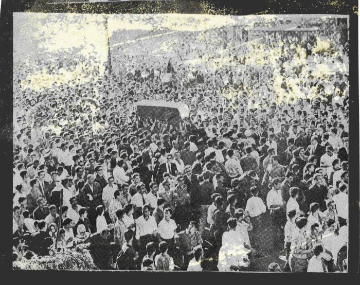 جنازة الشهيد وائل زعيتر، دمشق، 1972