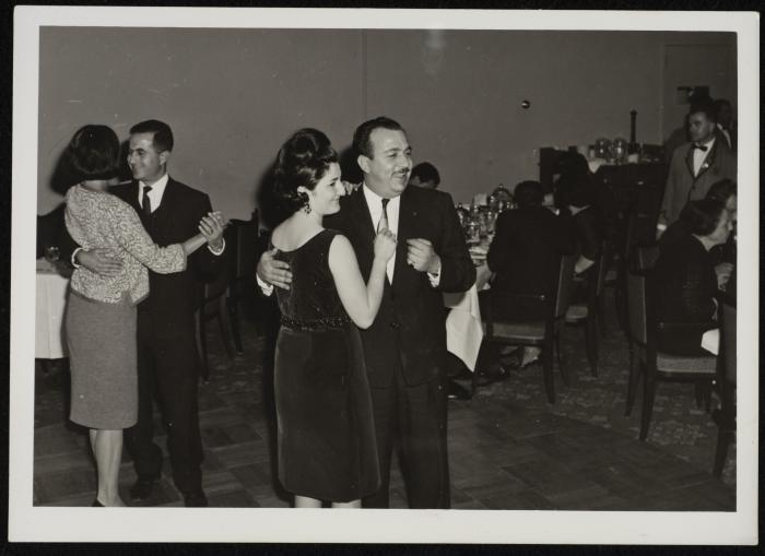 عصمت الدجاني وزوجته عايدة نشاشيبي، القدس، 1965