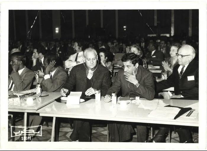 Wael Zuaiter in a symposium on Palestine, 1972
