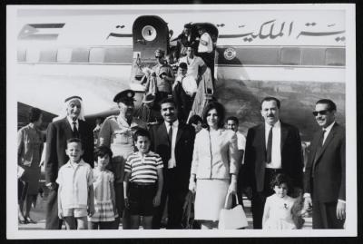 Photograph in the Jerusalem International Airport, 1965