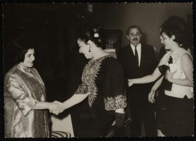  Ismat al-Dajani and his wife at the celebration, 1967 