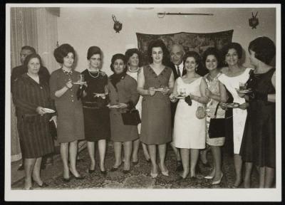 Photograph of the Syrian Consulate Celebration, Jerusalem, 1966
