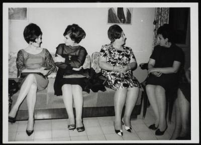 Photograph for a number of ladies, Nablus, 1966