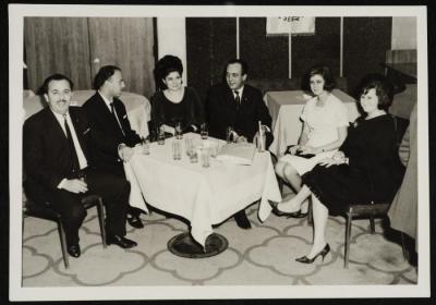 Ismat al-Dajani at the event, Jerusalem, 1965