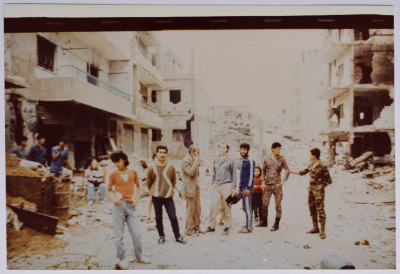 Men, Burj al-Barajneh Camp, 1986 