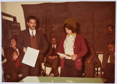 A Ceremony Honoring Students from the Literacy Program and Blind Students in Bani Na