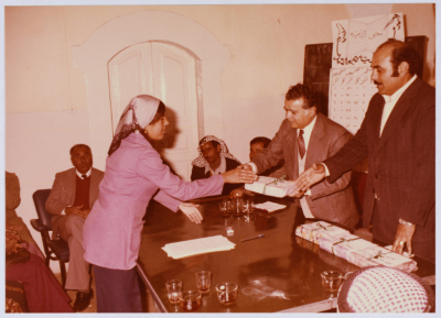 A Ceremony Honoring Students from the Literacy Program and Blind Students in Bani Na