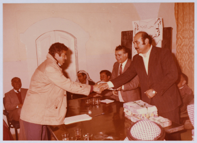 A Ceremony Honoring Students from the Literacy Program and Blind Students in Bani Na