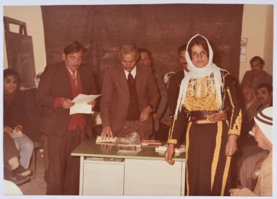 A Ceremony Honoring Students from the Literacy Program and Blind Students in Bani Na