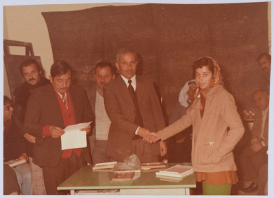 A Ceremony Honoring Students from the Literacy Program and Blind Students in Bani Na