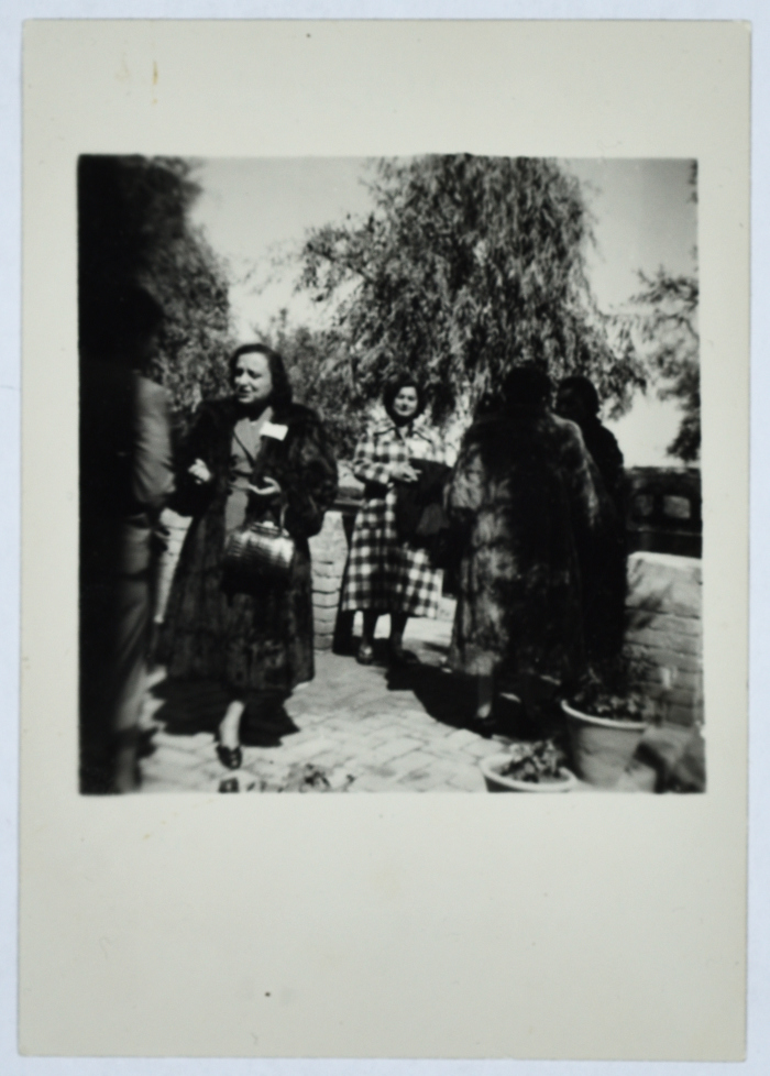 Women in front of the Iraqi Women Union Society