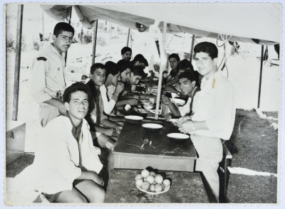 A Group of Scouts in the Philia Scout Camp 