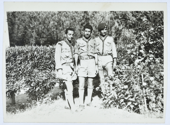 Zain ed-Din at-Takruri with Two of his Fellow Scouts