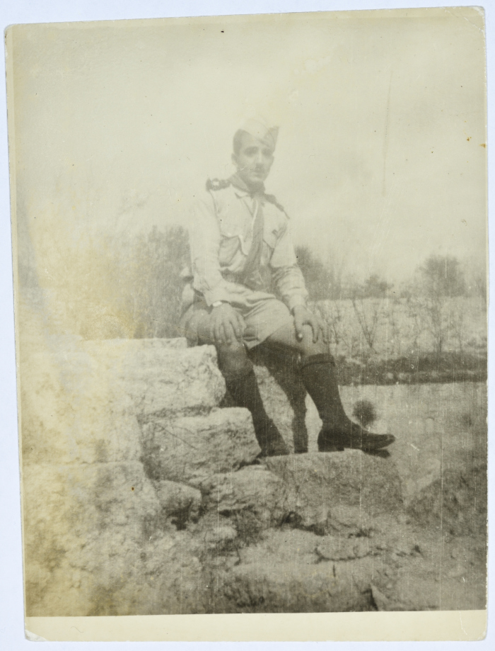 Zain ed-Din at-Takruri in a Scout Uniform 