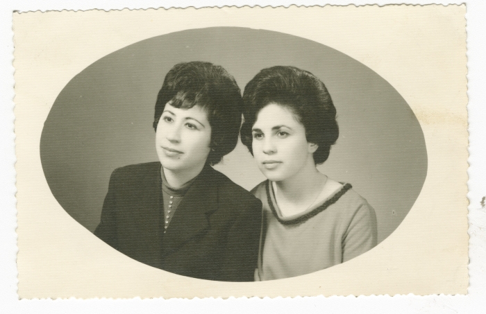 Josephine Qaissieh and Layla Amr, Beit Jala, 1963 