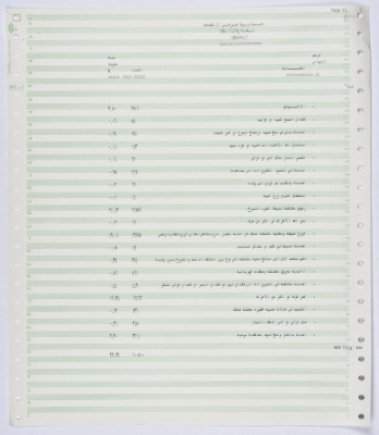 Statistical data for the injured in the First Intifada up until 1990