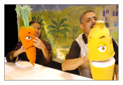 عرض مسرحية "مغامرات خضرا" في مسرح وسينماتك القصبة