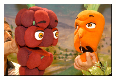 عرض مسرحية "مغامرات خضرا" في مسرح وسينماتك القصبة