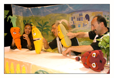 عرض مسرحية "مغامرات خضرا" في مسرح وسينماتك القصبة