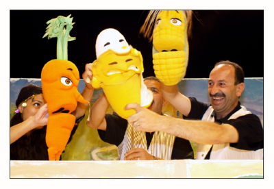 عرض مسرحية "مغامرات خضرا" في مسرح وسينماتك القصبة