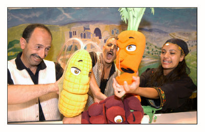 عرض مسرحية "مغامرات خضرا" في مسرح وسينماتك القصبة