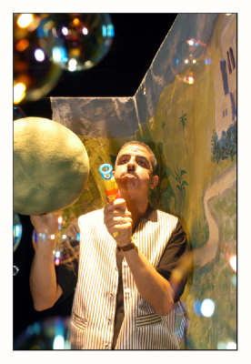 عرض مسرحية "مغامرات خضرا" في مسرح وسينماتك القصبة