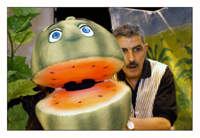 عرض مسرحية "مغامرات خضرا" في مسرح وسينماتك القصبة