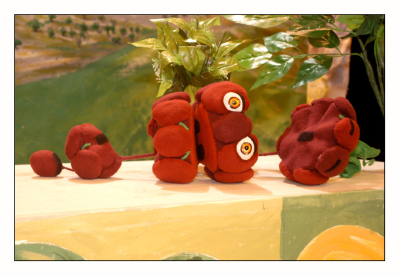 عرض مسرحية "مغامرات خضرا" في مسرح وسينماتك القصبة