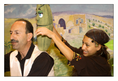 عرض مسرحية "مغامرات خضرا" في مسرح وسينماتك القصبة