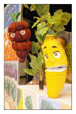 عرض مسرحية "مغامرات خضرا" في مسرح وسينماتك القصبة