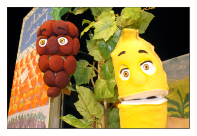 عرض مسرحية "مغامرات خضرا" في مسرح وسينماتك القصبة