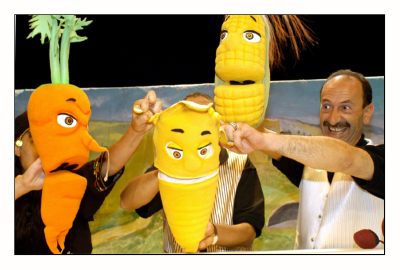 عرض مسرحية "مغامرات خضرا" في مسرح وسينماتك القصبة